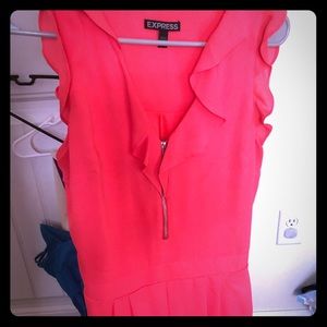 Express Coral Romper! Cute for summer!